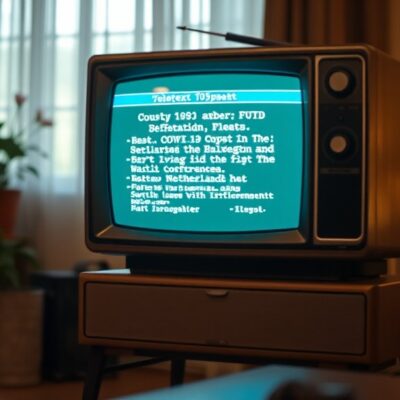 Waarom teletekst 704 nog steeds onmisbaar is voor nieuws